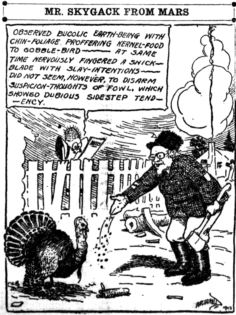 Illustration for article titled Was Mr. Skygack the First Alien Character in Comics?